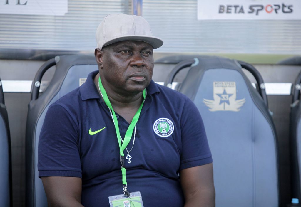 Justin Madugu, is present during the Super Falcons of Nigeria International Friendly match against the Fennecs of Algeria at the Remo Stars Sports Complex in Ikenne, Ogun State.