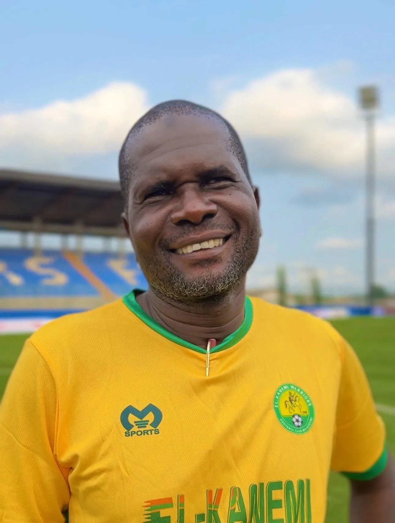 Aliyu Zubairu, coach of the Nigeria Flying Eagles and El-Kanemi Warriors. Photo Credit X 