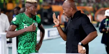 Star boys link-up: Chelsea Legend Didier Drogba poses shot with Afrobeats stars Wizkid and Burna Boy