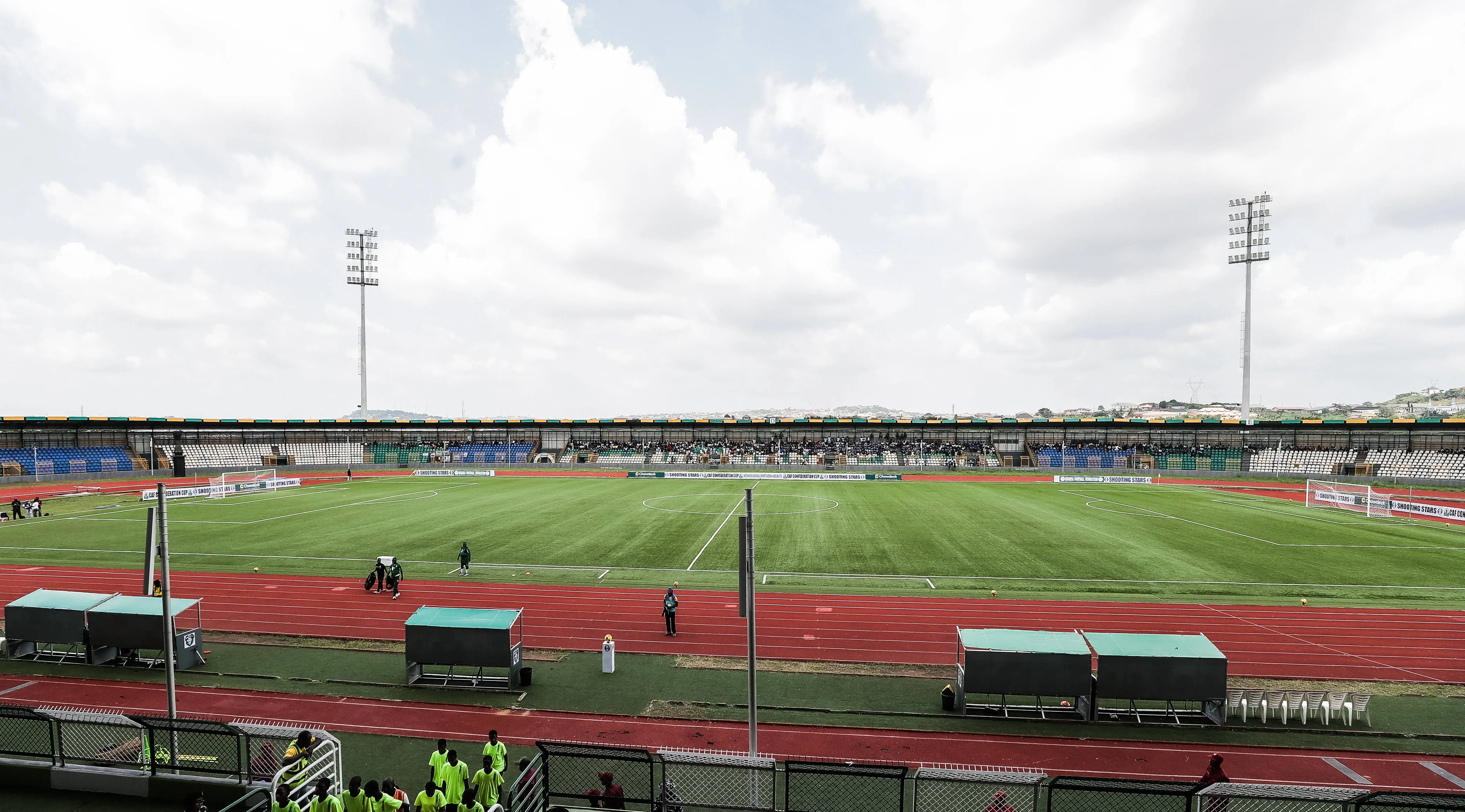 SHOOTING STARS SPORTS 3SC NIGERIA VS CS SFAXIEN CLUB TUNISIA, CAF CONFEDERATIONS CUP, QUALIFICATION ROUND 1 AT THE MKO ABIOLA STADIUM.