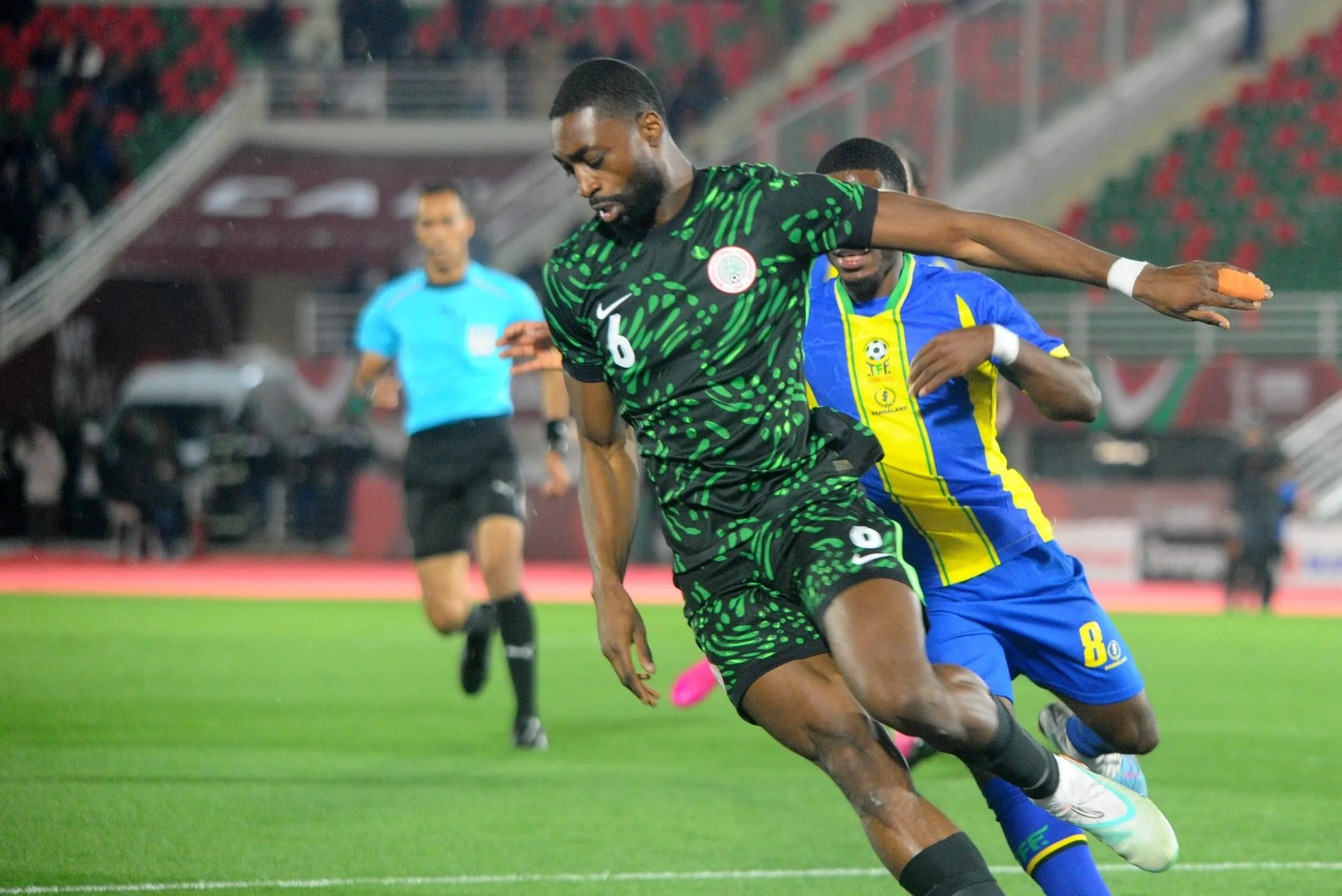 Semi Ajayi during the Africa Cup of Nations AFCON match