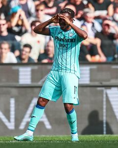 Ademola Lookman's signature celebration 