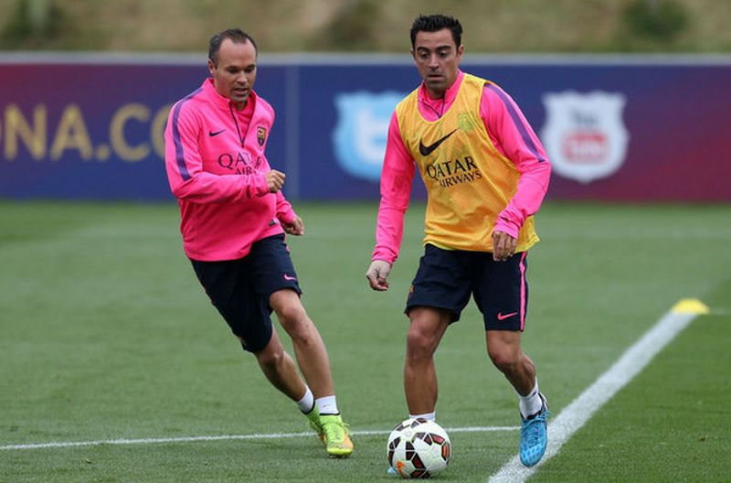 Xavi And Iniesta _ FlyBarca