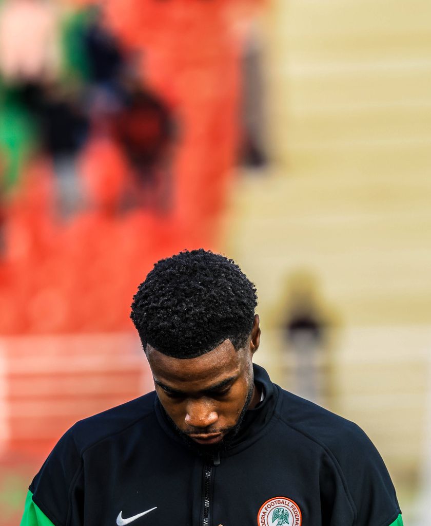 Ryan Alebiosu during the game between the Super Eagles of Nigeria against Uganda