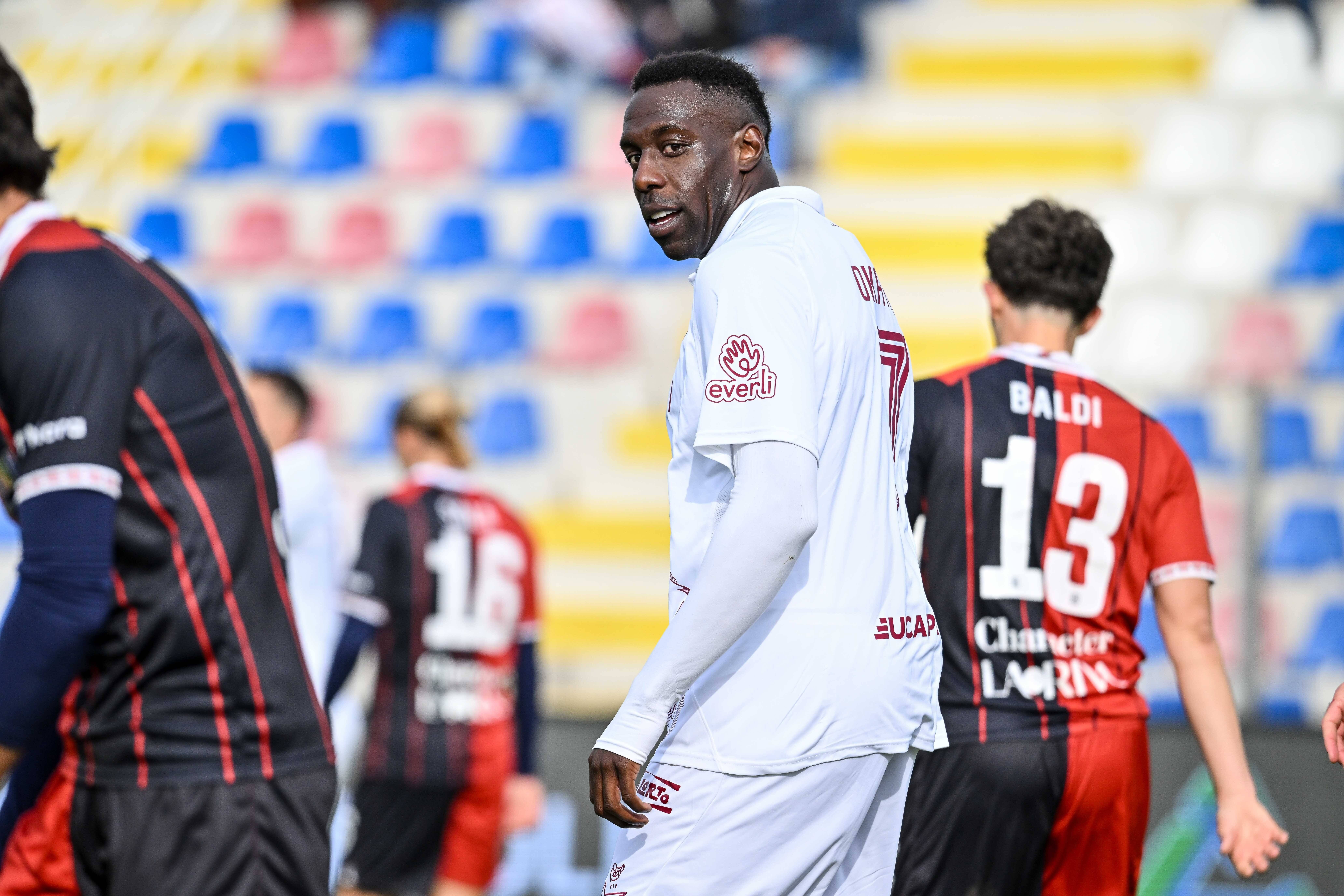 Ravenna striker Stefano Okaka
