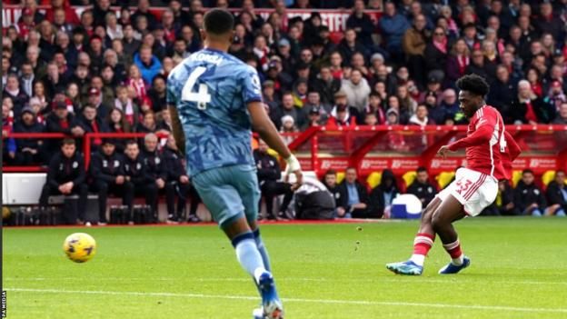 EPL: Ola Aina’s strike against Aston Villa nominated for Nottingham Forest goal of the month award