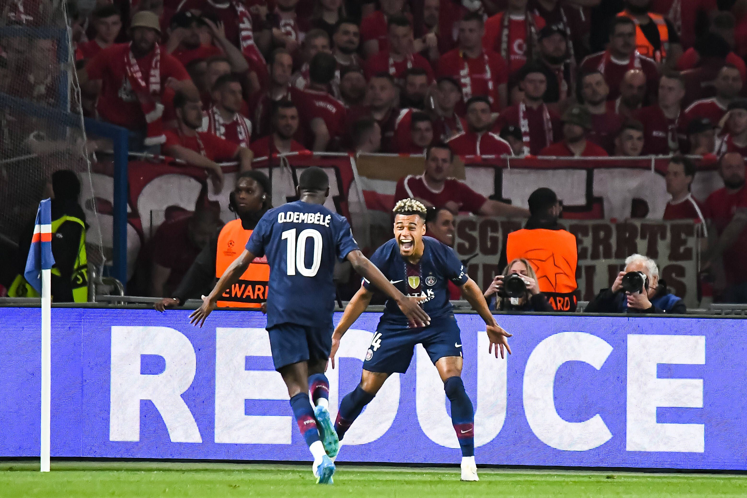 Ousmane Dembele and Desire Doue