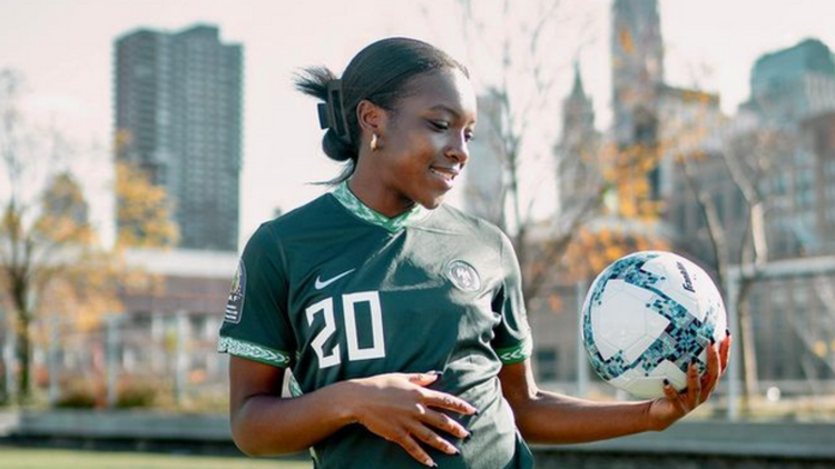 Watch: Super Falcons star Michelle Alozie reveals her pre-game playlist essentials