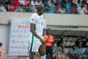 Watch: Victor Osimhen causes stir at Lagos eatery with massive Amala request