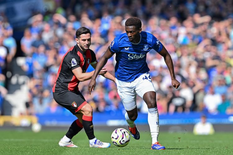Everton star Tim Emeka Iroegbunam. 