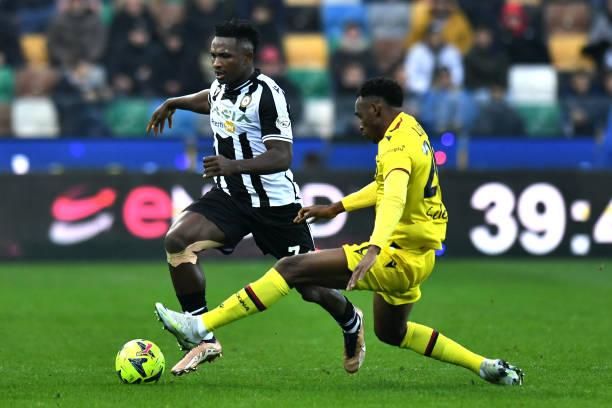 Serie A: Success scores first goal of the season as Udinese demolish Cremonese