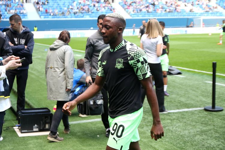 Nigeria and Krasnodar star Moses Cobnan.