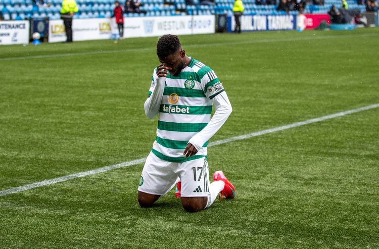 Three in a row: Kelechi Iheanacho makes big point to Brendan Rodgers with goal in Celtic draw against Crvenda Zvezda
