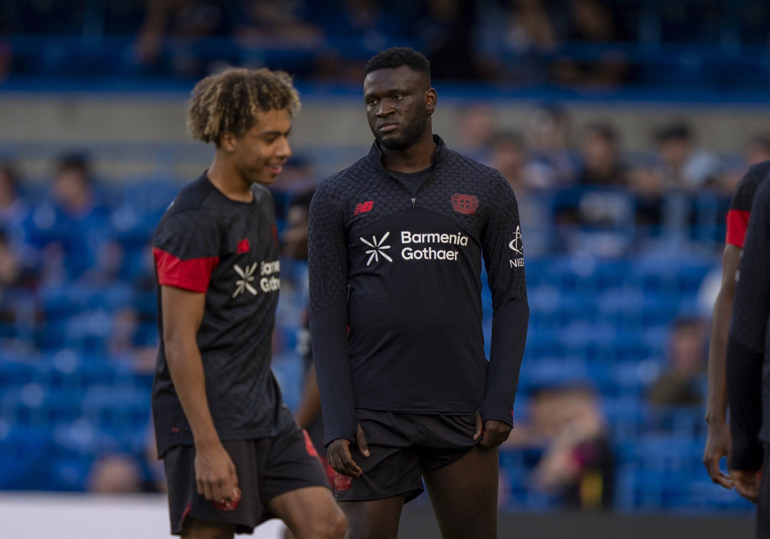 Victor Boniface Bayer 04 Leverkusen during Chelsea FC - Bayer Leverkusen game