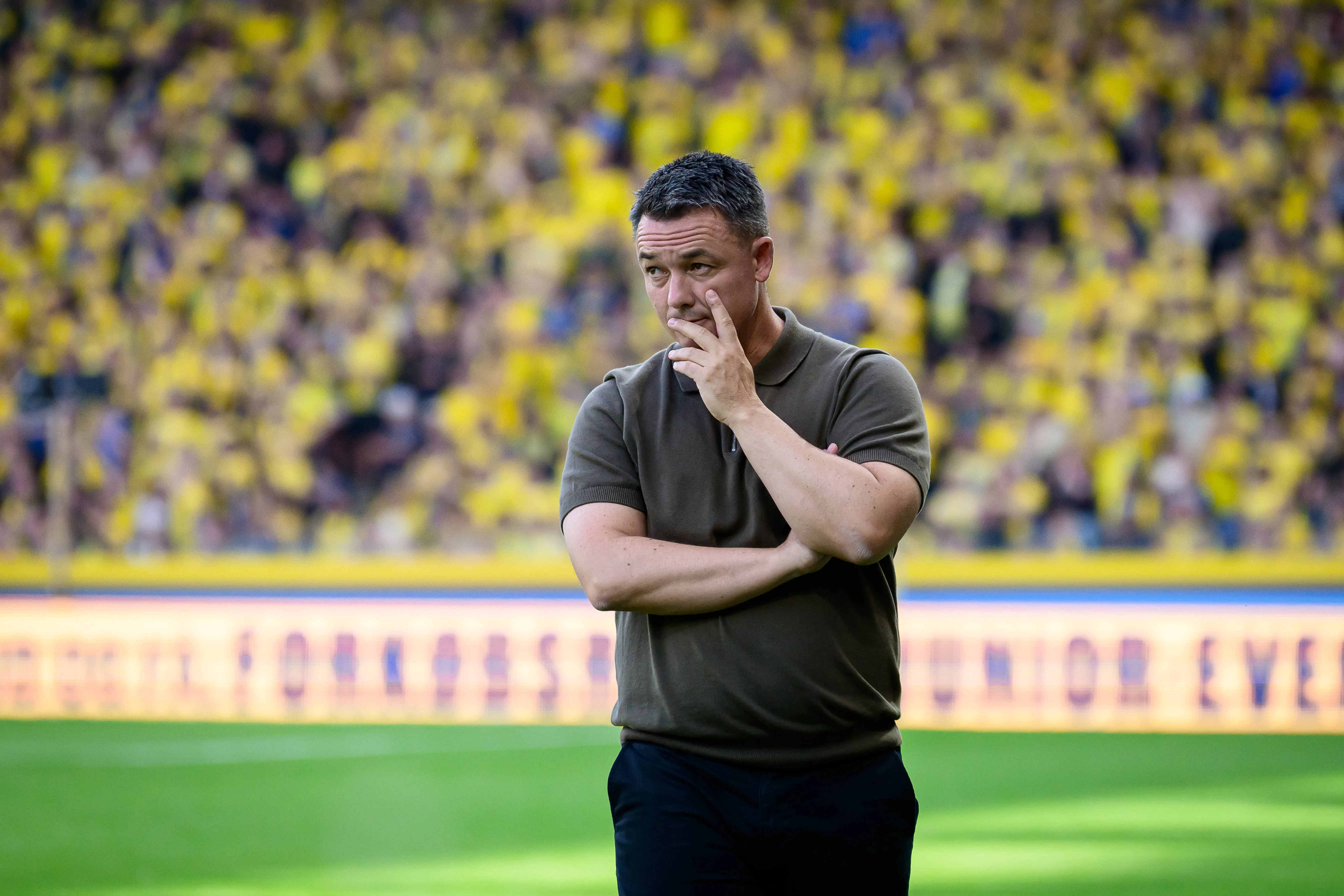 Brøndby IF head coach Thomas Nørgaard