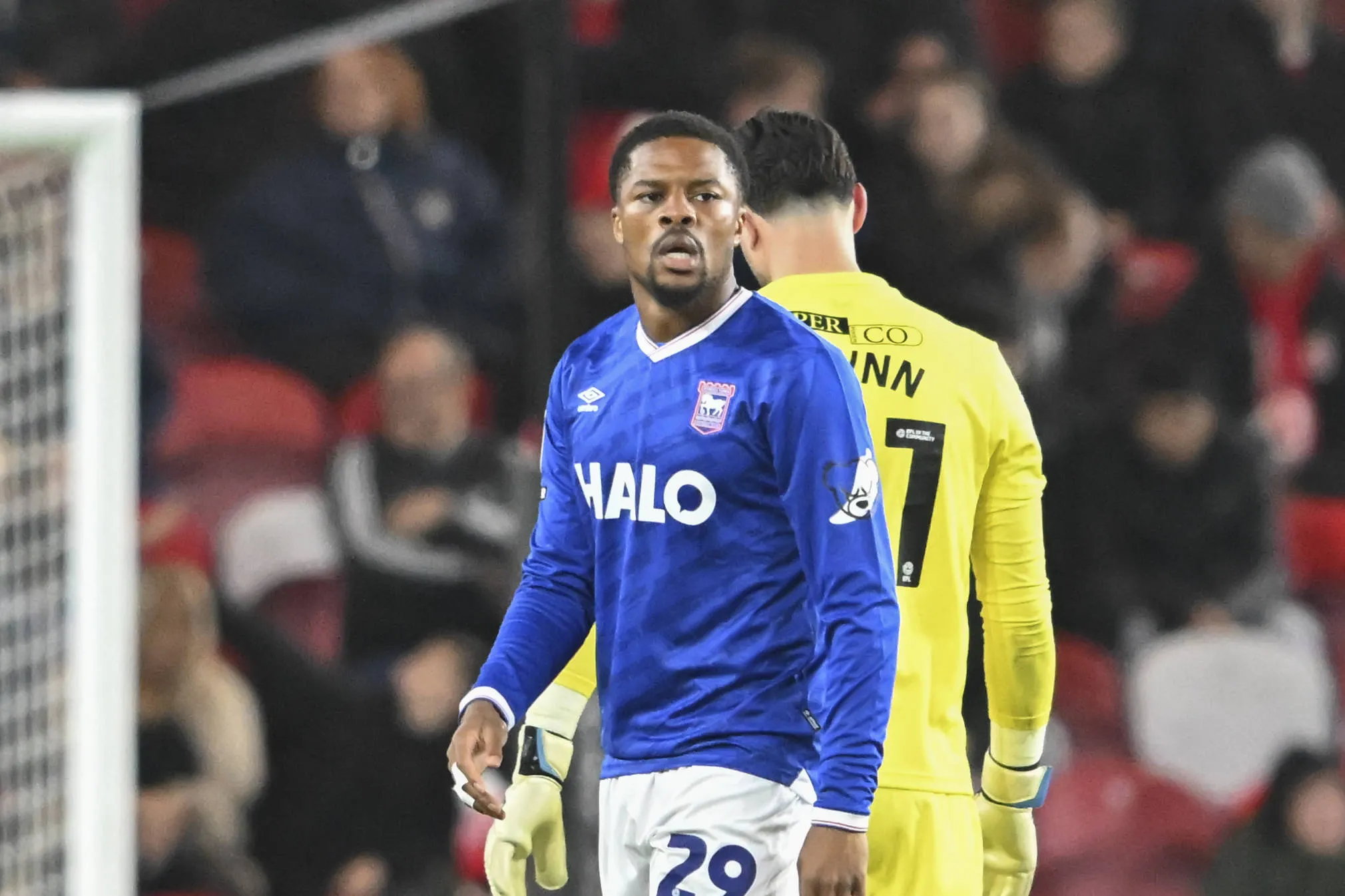Ipswich Town forward Chuba Akpom 