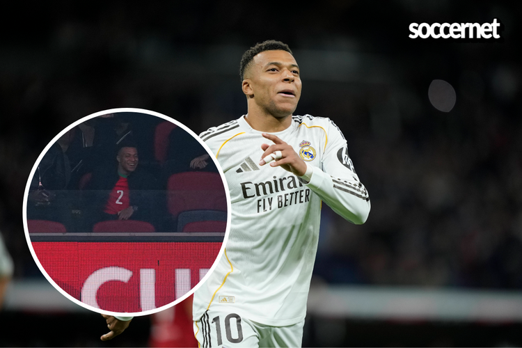 Watch: Real Madrid superstar Kylian Mbappe watches football bestie at AFCON 2025