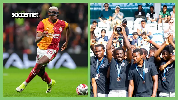 Victor Osimhen issues three tips on how to go pro to Beyond Limits FA players, gives cash gift