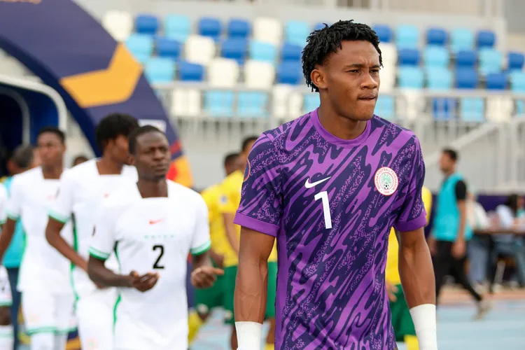 Flying Eagles goalkeeper Ebenezer Harcourt 