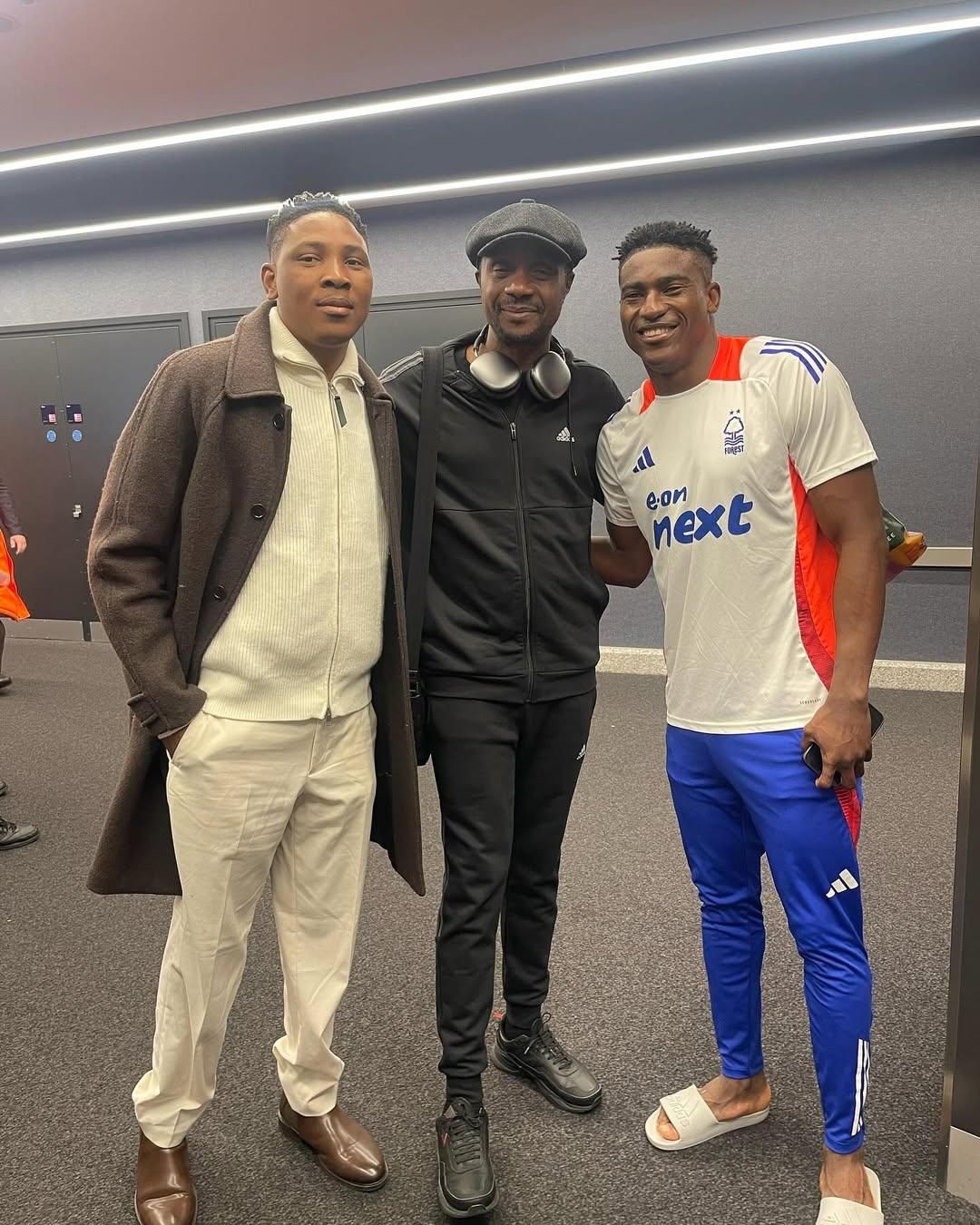 Taiwo Awoniyi and Nathaniel Bassey 