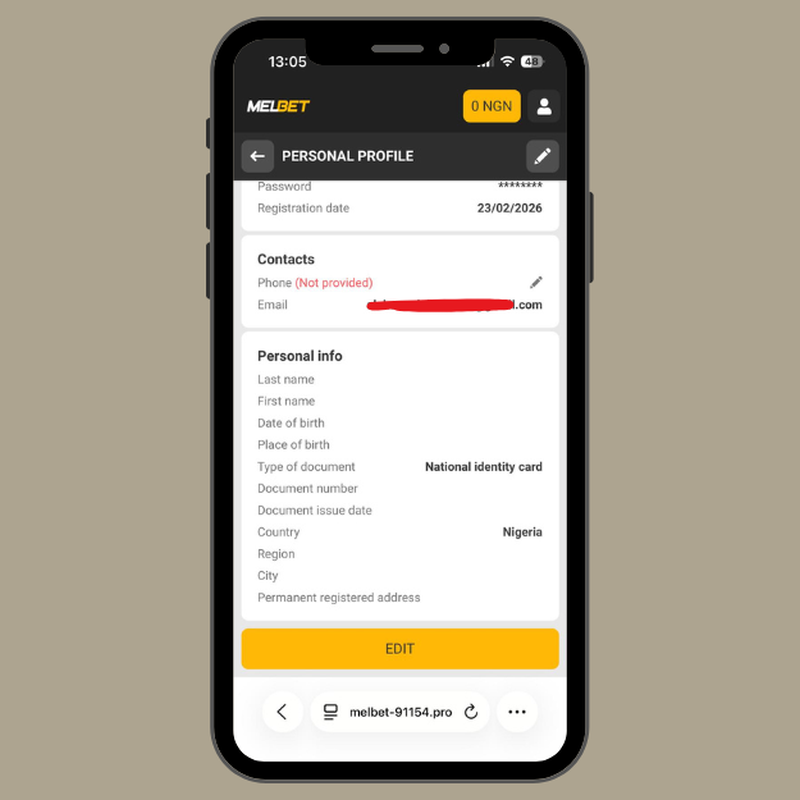Melbet account verification 