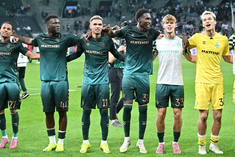 Werder Bremen stars Victor Boniface and Felix Agu 