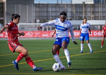 WATCH: Super Falcons and Tenerife star Gift Monday bags brilliant brace to sink Rasheedat Ajibade’s Atletico Madrid
