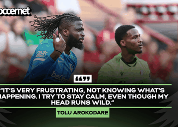 Watch: Genk forward in tears after making Super Eagles debut vs Rwanda