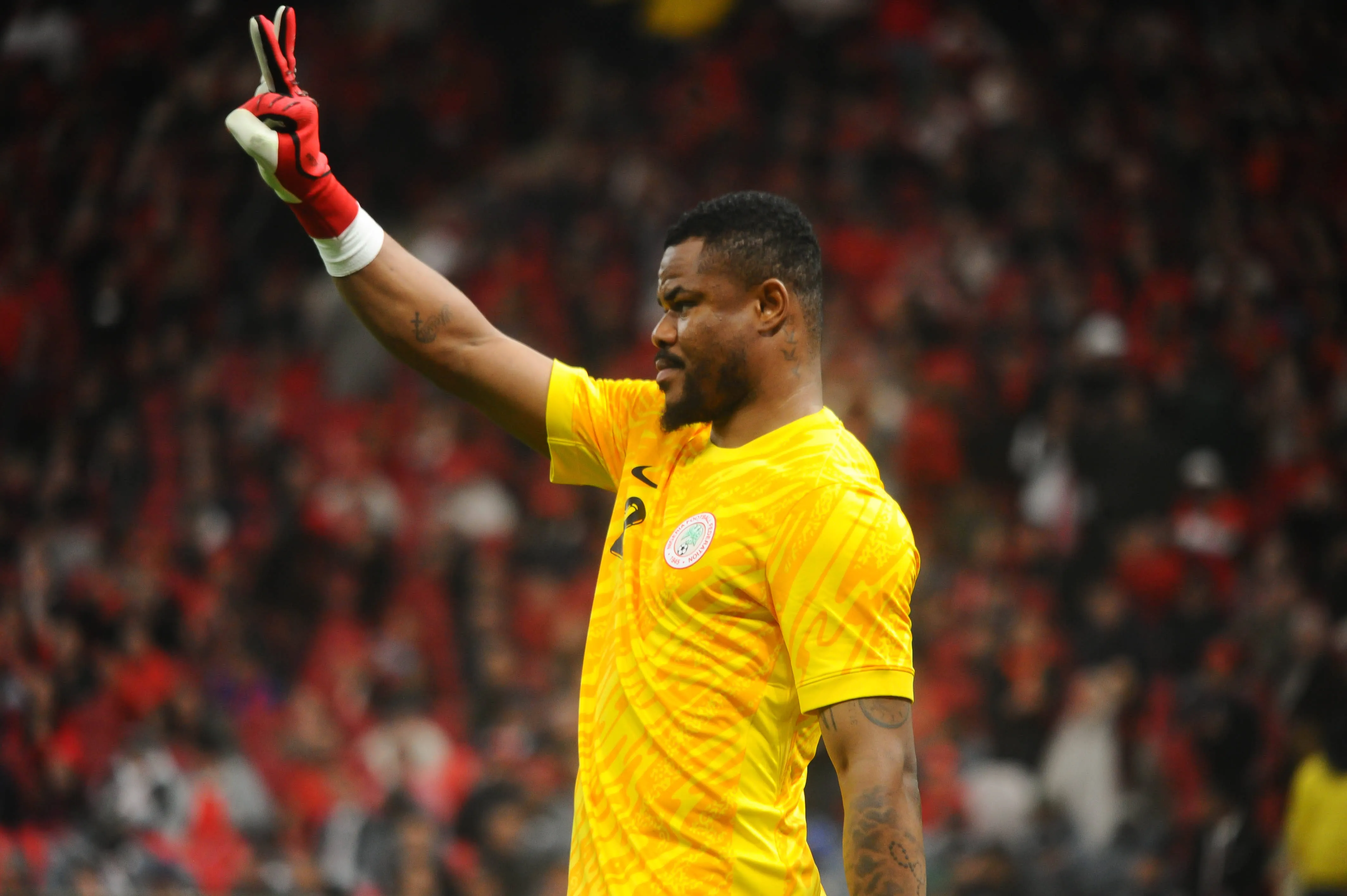 Stanley Nwabali, for Nigeria during AFCON