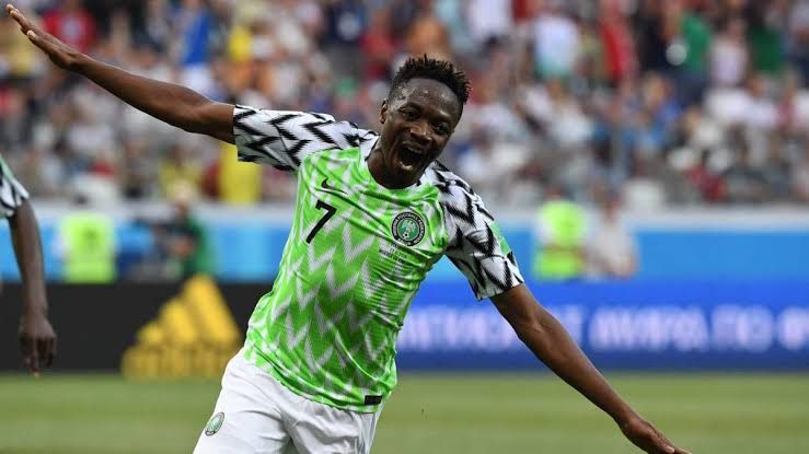 Nigeria Super Eagles captain Ahmed Musa 