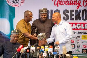 “I am praying” – Austin Eguavoen addresses reports of Super Eagles takeover from Eric Chelle