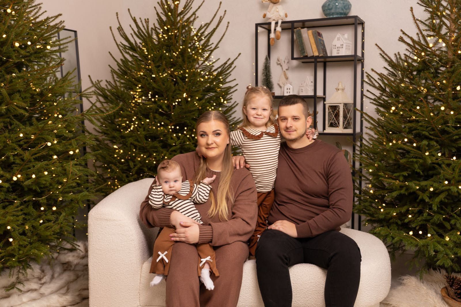 Aiste Petrauskiene and her family