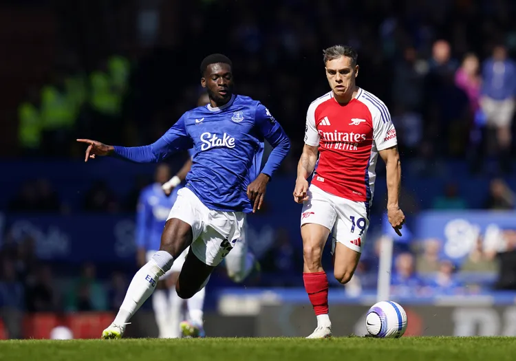 Everton star Tim Emeka Iroegbunam.