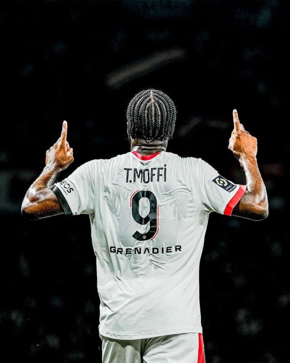 Nigeria and OGC Nice forward Terem Moffi. Photo Credit X 