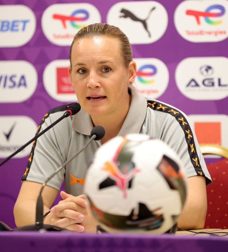 Zambia head coach Nora Hauptle