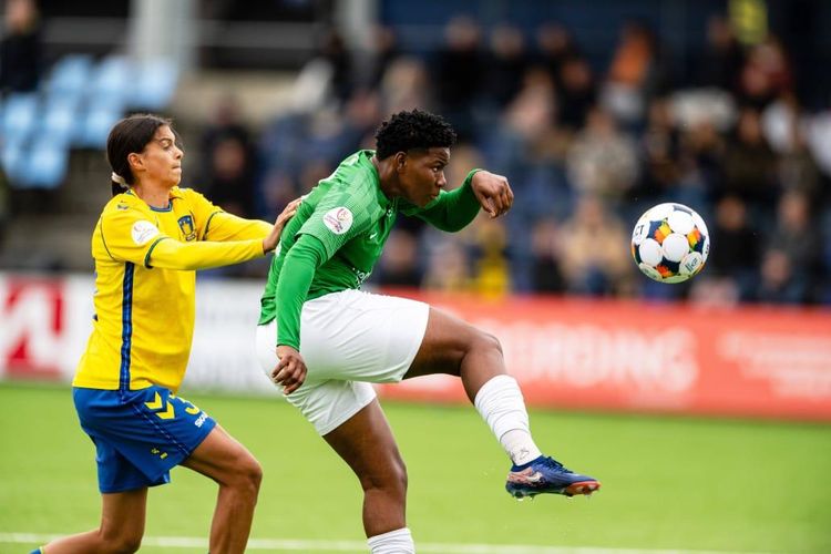 Nigeria and Fortuna Hjørring star Joy Omewa 