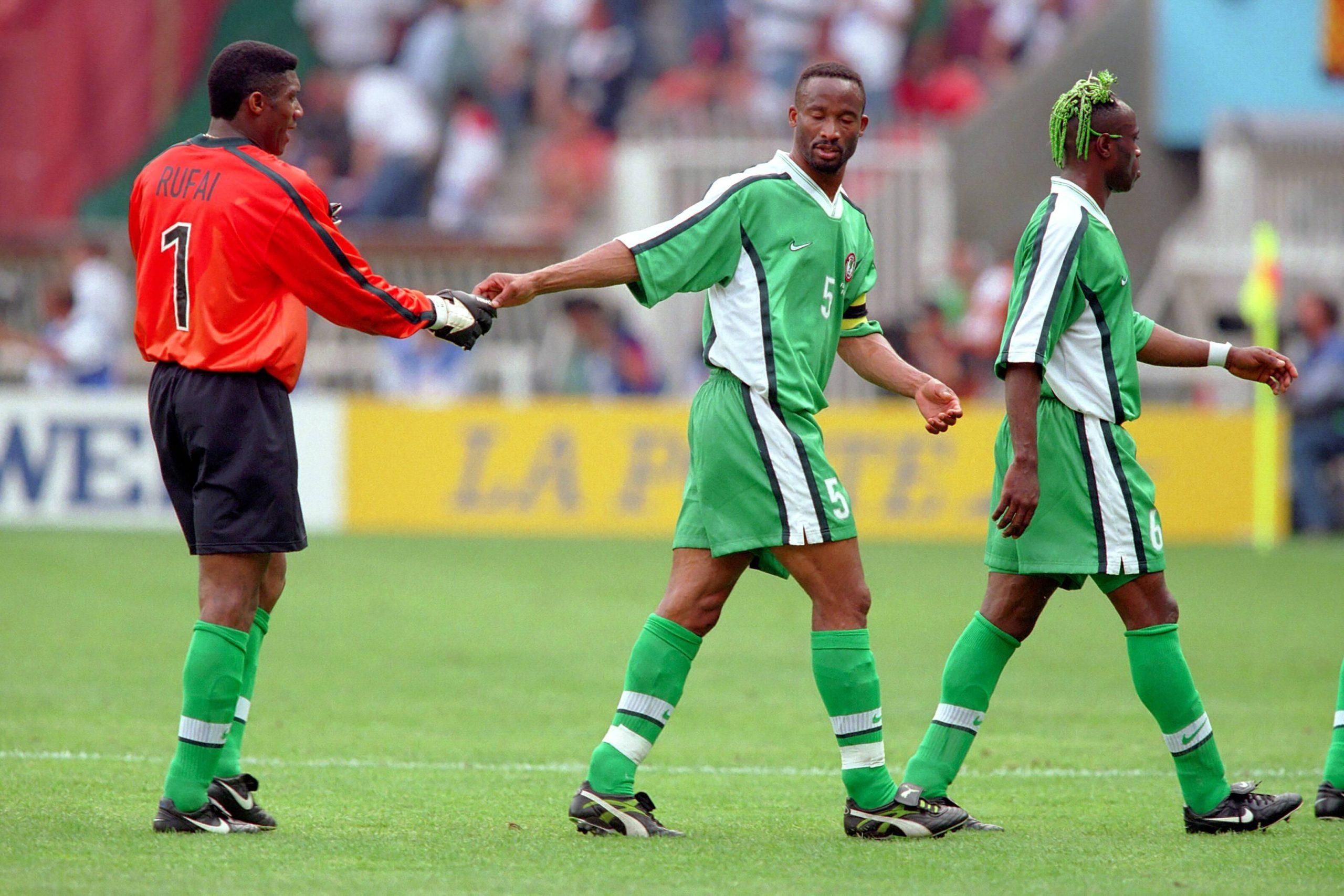 Peter Rufai, Uche Okechukwu and Taribo West