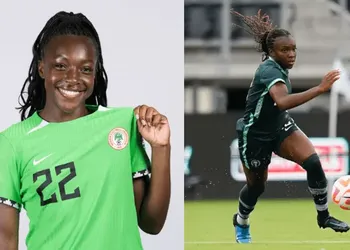 Unlucky night! Super Falcons defender shown marching order in Houston’s NWSL away defeat against San Diego