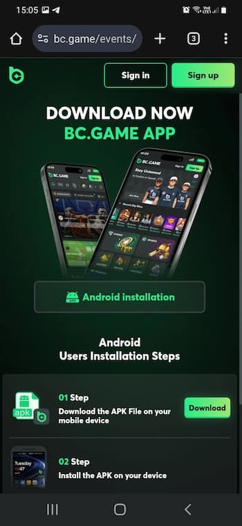 BC Game App for Android & iOS 2025