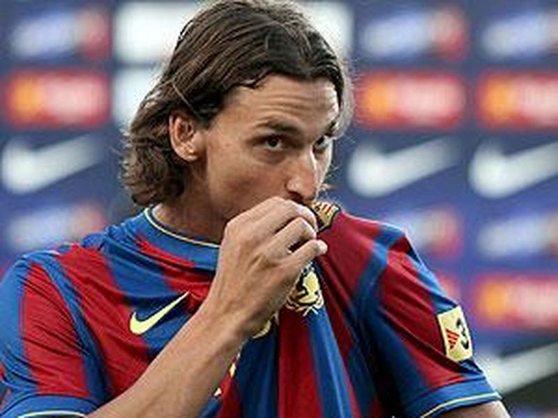 Barcelona vs PSG Zlatan Ibrahimovic At Barcelona - FlyBarca