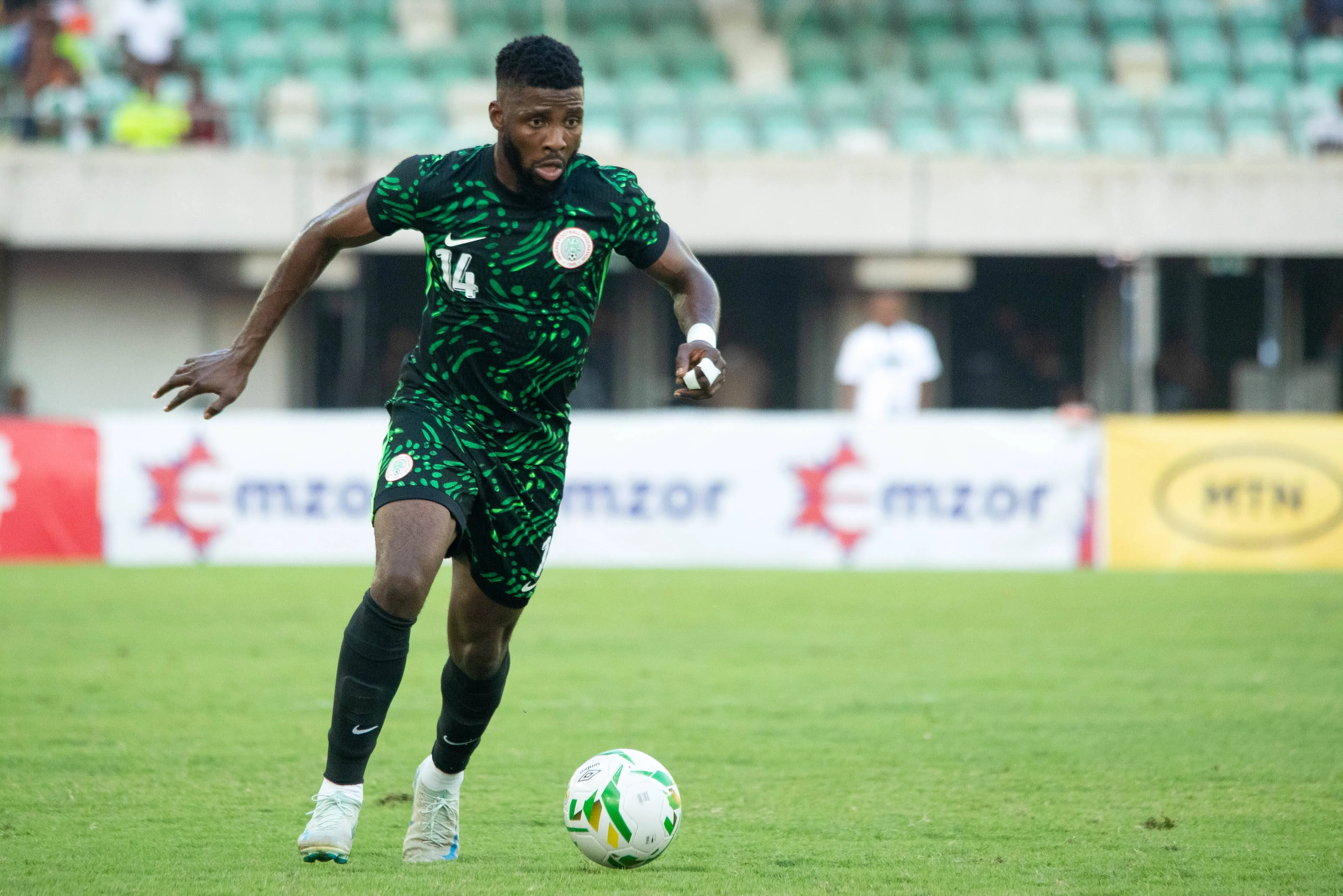 Kelechi Iheanacho of Nigeria Super Eagles.