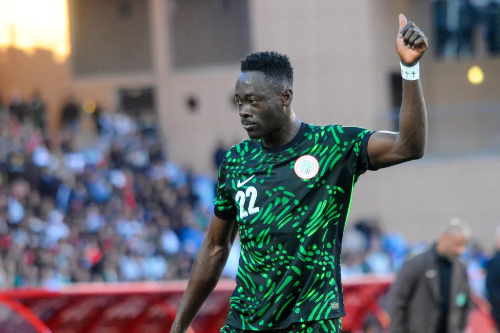 Akor Adams during the AFCON match between Algeria and Nigeria