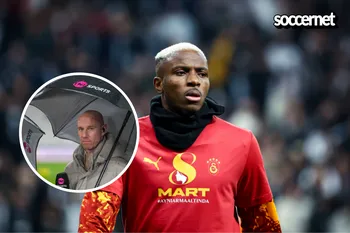 Super Eagles striker Akor Adams sends ‘come get me’ gesture to Manchester United
