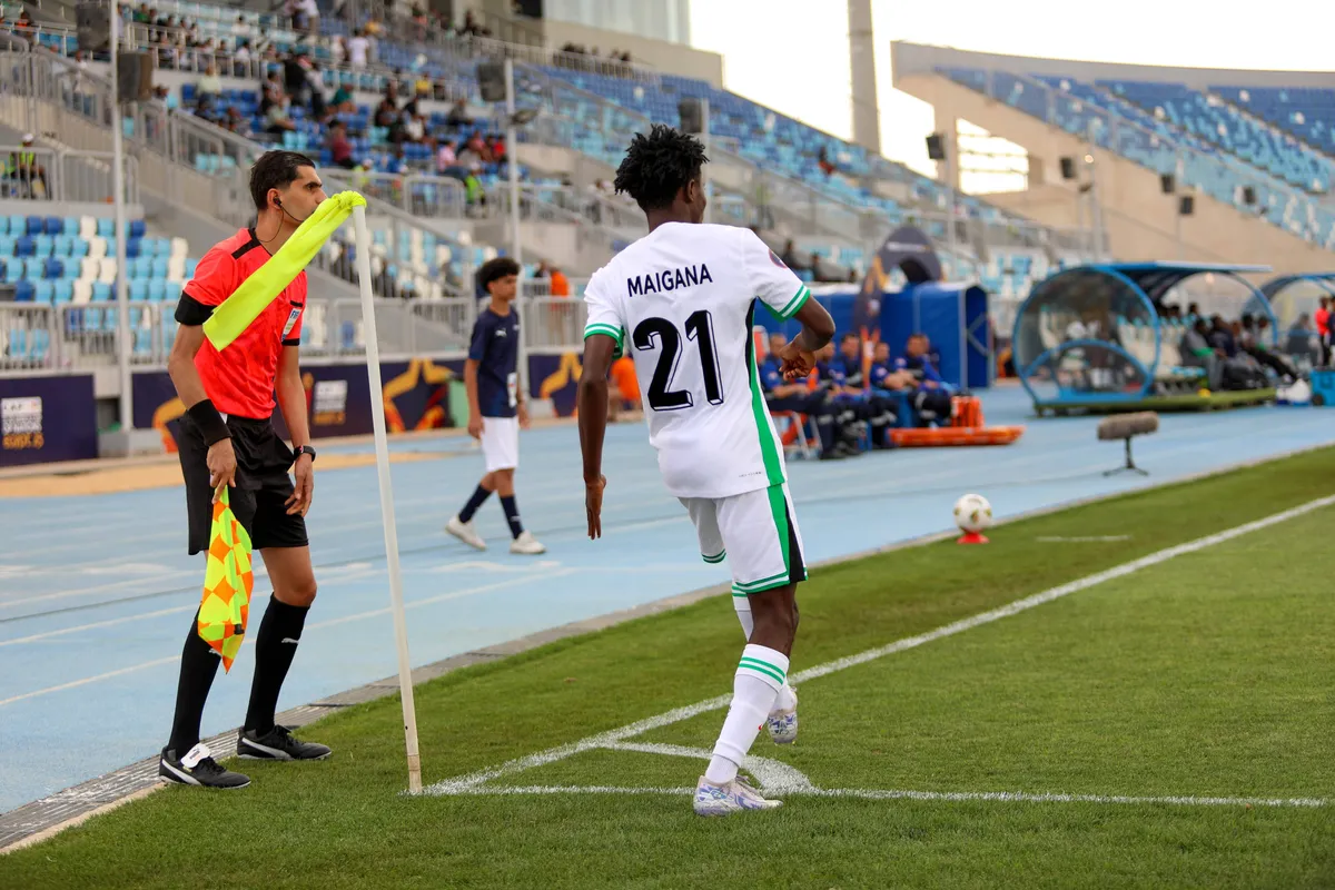 Flying Eagles winger Tahir Maigana