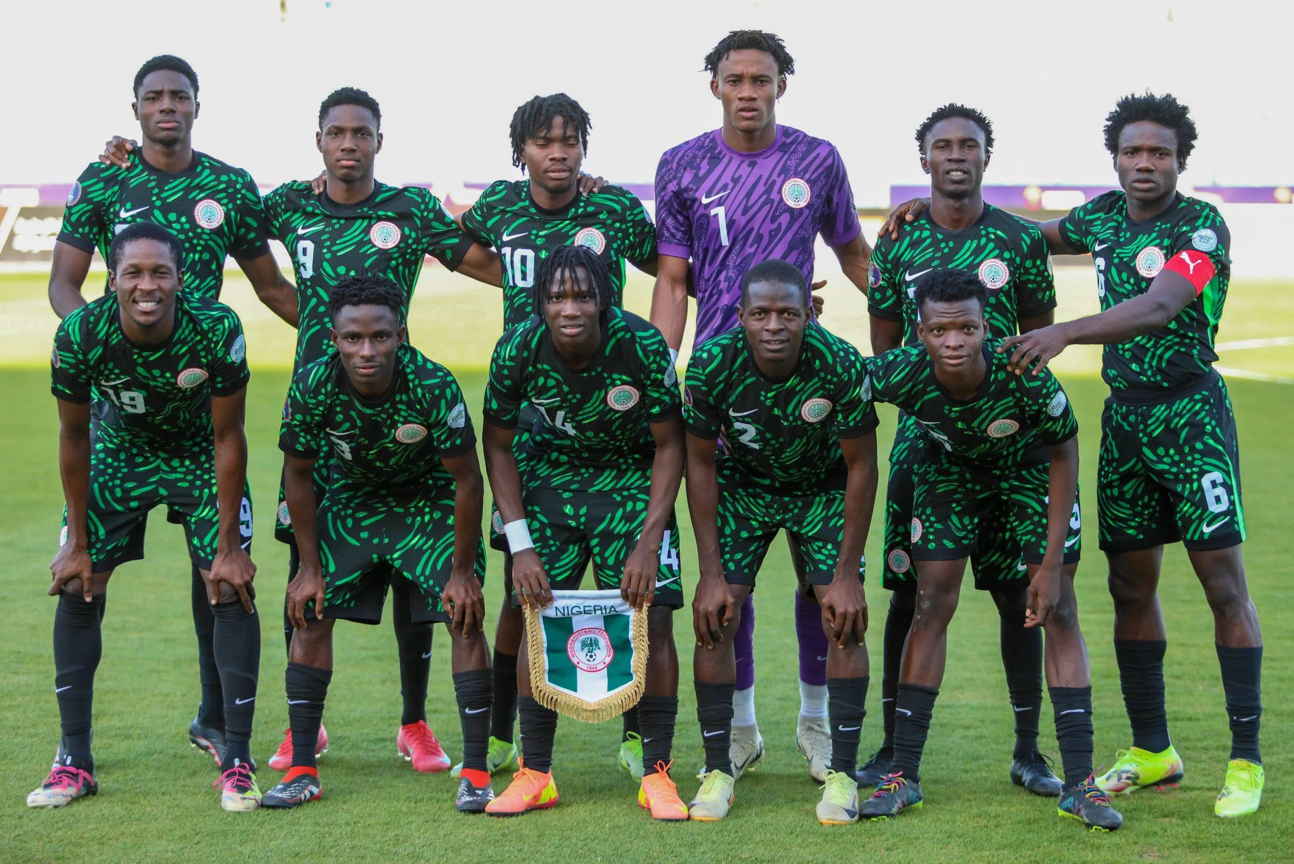 Nigeria during the men U20 Caf Africa Cup of Nations.