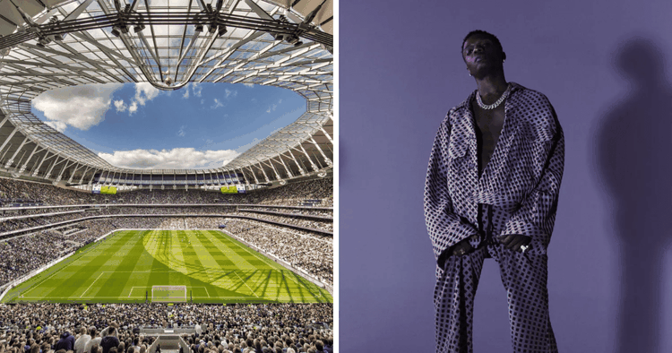 Afrobeat Super Star Wizkid announces show date at Tottenham Hotspur Stadium