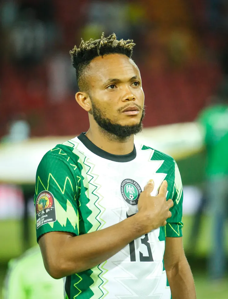 Super Eagles star Chidera Ejuke. 