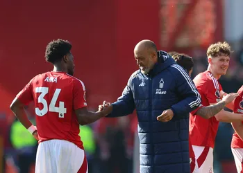 “A beautiful goal” – Nottingham Forest boss lauds Super Eagles star’s strike in win over West Ham