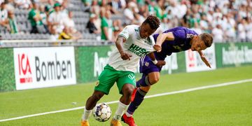 Nigerian prospect Akin Amoo making a statement in the Swedish League