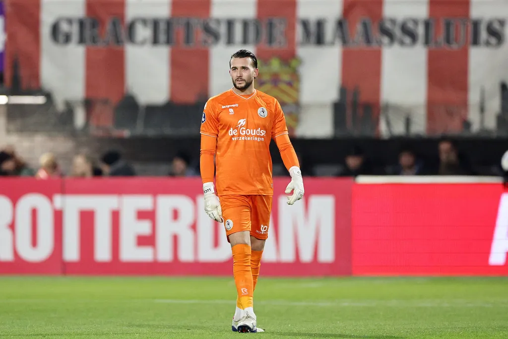 Joel Drommel during the Dutch Eredivisie match between Sparta Rotterdam and Fortuna Sittard at Sparta Stadion Het Kasteel